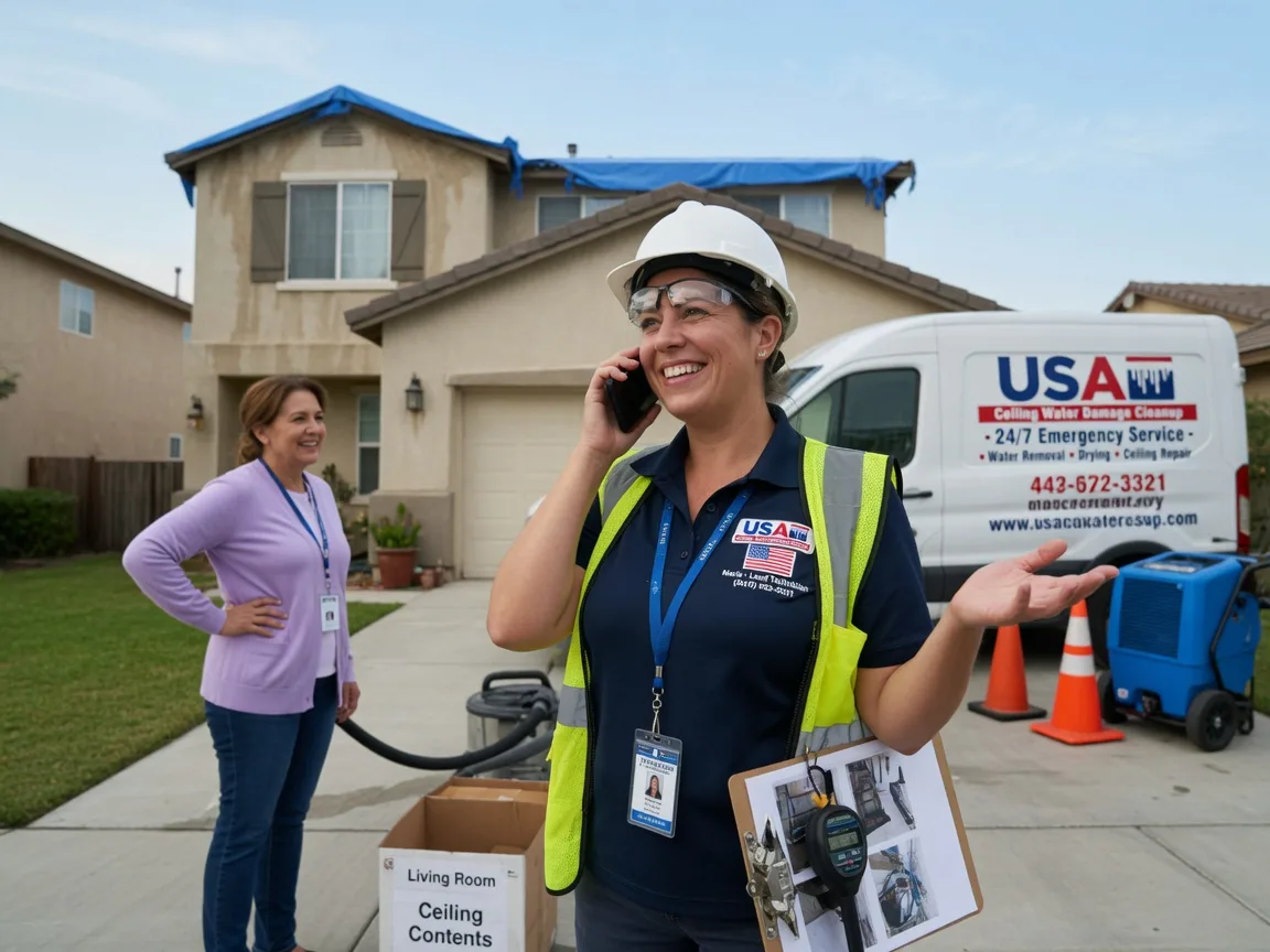Ceiling Water Damage Restoration Black Earth, WI FAQs